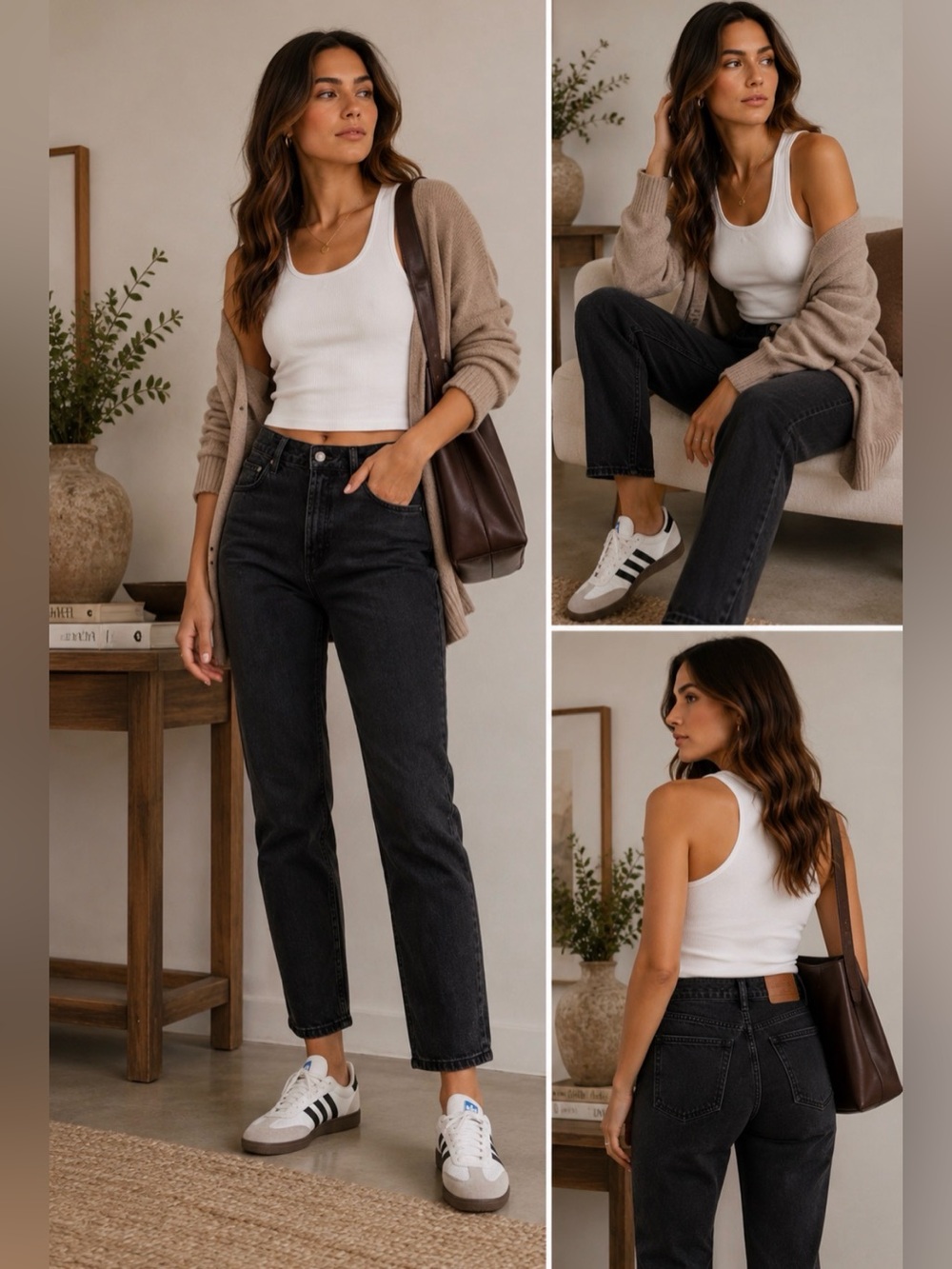 Everlane The Curvy ’90s Straight Leg Ankle Jeans Black Wash 27